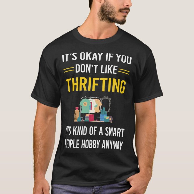 Camiseta Thrift de Thrifting do Smart Pessoas (Frente)