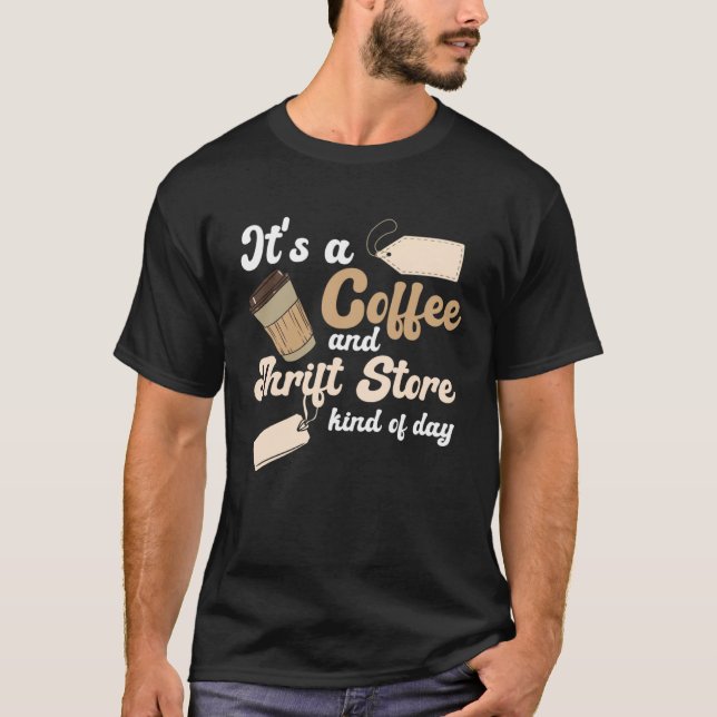 Camiseta Thrift Store E Café Sale Thriffe (Frente)