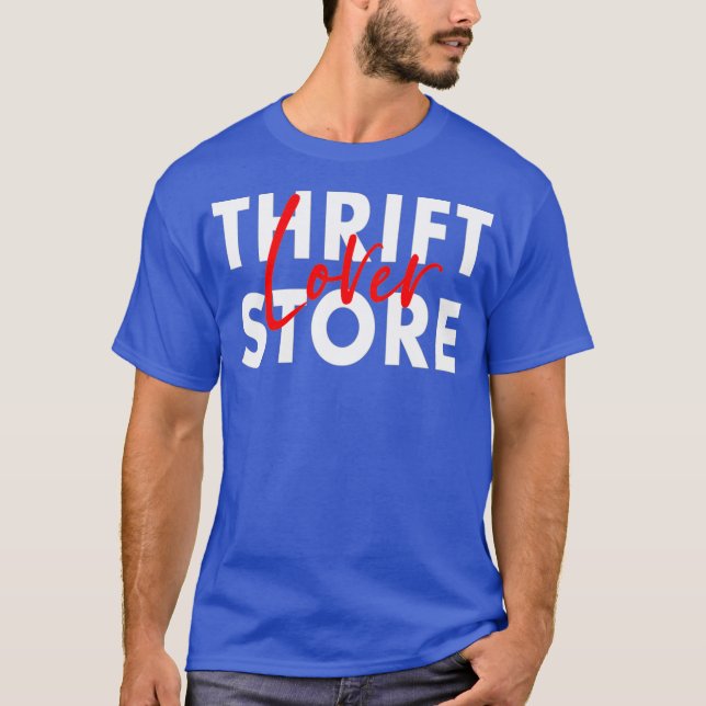 Camiseta Thrift Store Lover Thriffe Comprando Segundo (Frente)