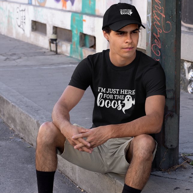 Camiseta Thrill Seeker: Aqui para os Boos (Criador carregado)