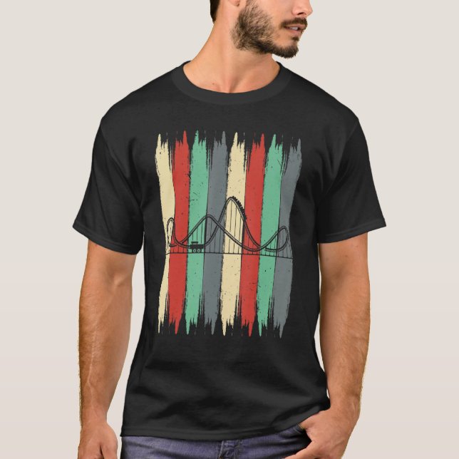 Camiseta Thrill Seeker Roller Coaster Rollercoaster Amuseme (Frente)