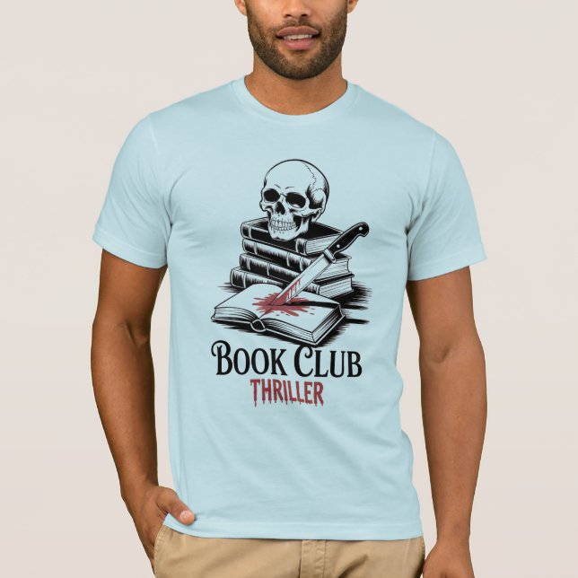 Camiseta Thriller de Clube do Livro (Frente)