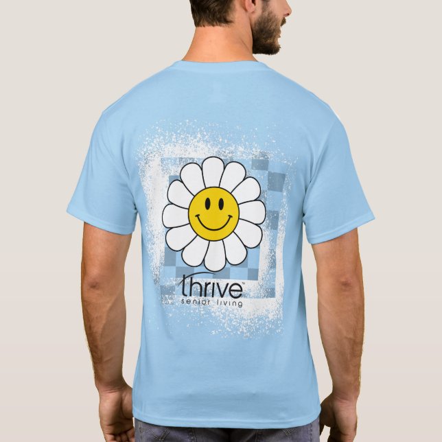 Camiseta Thrive Daisy Checkered TSirt (Verso)