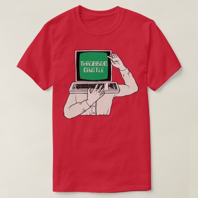Camiseta Throbbing Gristle (Frente do Design)