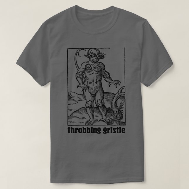 Camiseta Throbbing Gristle Punk Design industrial (Frente do Design)