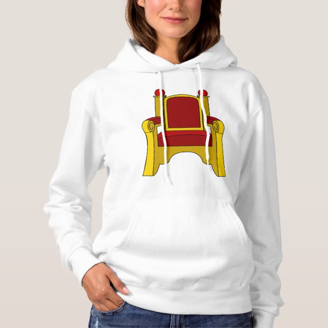 Camiseta Throne Womens Hoodie (Frente)