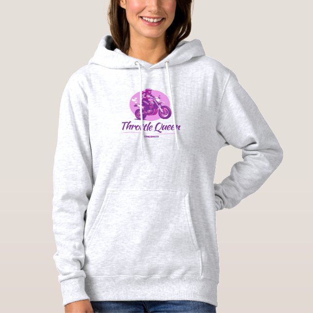 Camiseta Throttle Queen Women’s Hoodie (Frente)