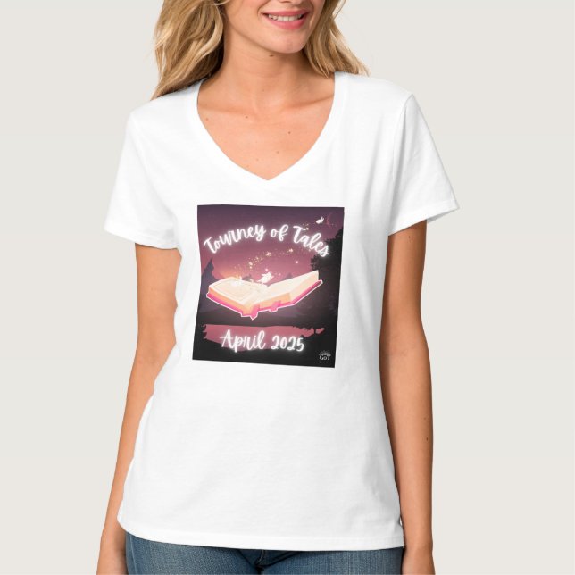 Camiseta Throwback April 2025 Tourney of Tales Shirt (Frente)