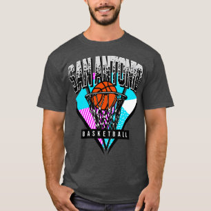 Camiseta Throwback de San Antonio Basbol dos anos 90