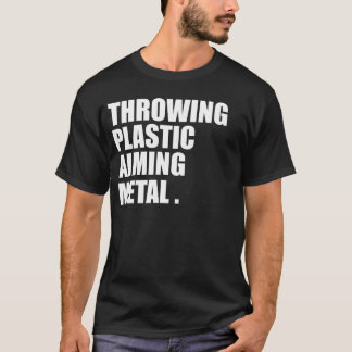 Camiseta Throwing Plastic Aiming Metal Funny Disc Golf