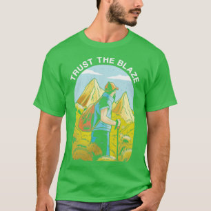 Camiseta Thru Hiker Trailblazer Subindo Montanha Tr