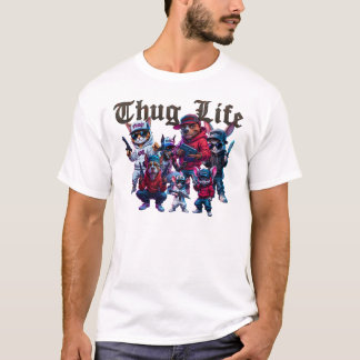 Camiseta Thug Life Pets