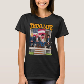 Camiseta Thug Life Trump Vance Kennedy Elon Shirt