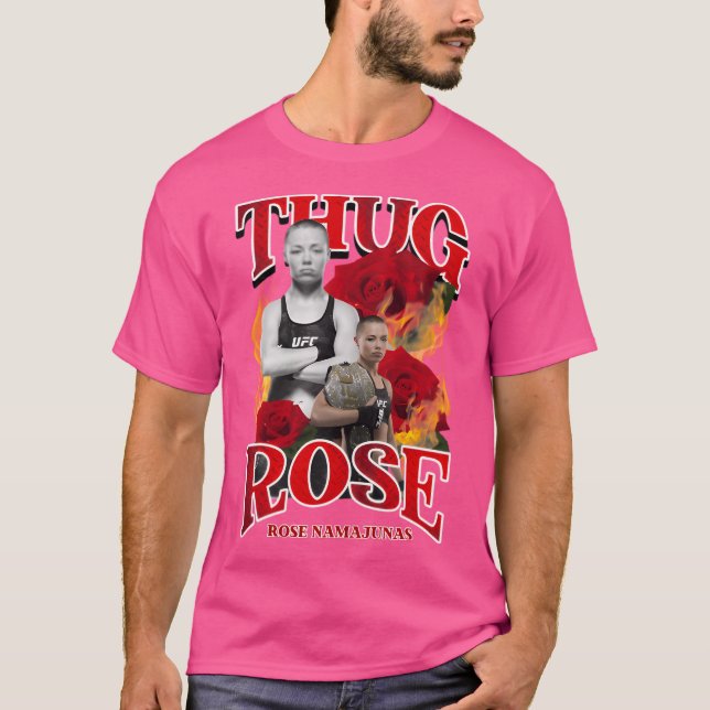 Camiseta Thug Rosa Namajunas Vintage (Frente)
