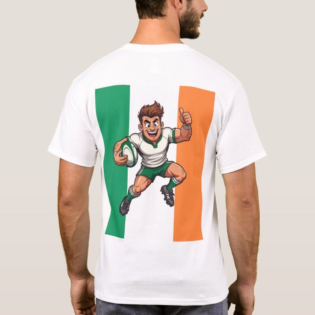 Camiseta Thumbs-Up Try Irish Rugby Energy (Verso)