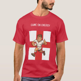 Camiseta Thumbs-Up Try Run Cheerful Rugby Hero