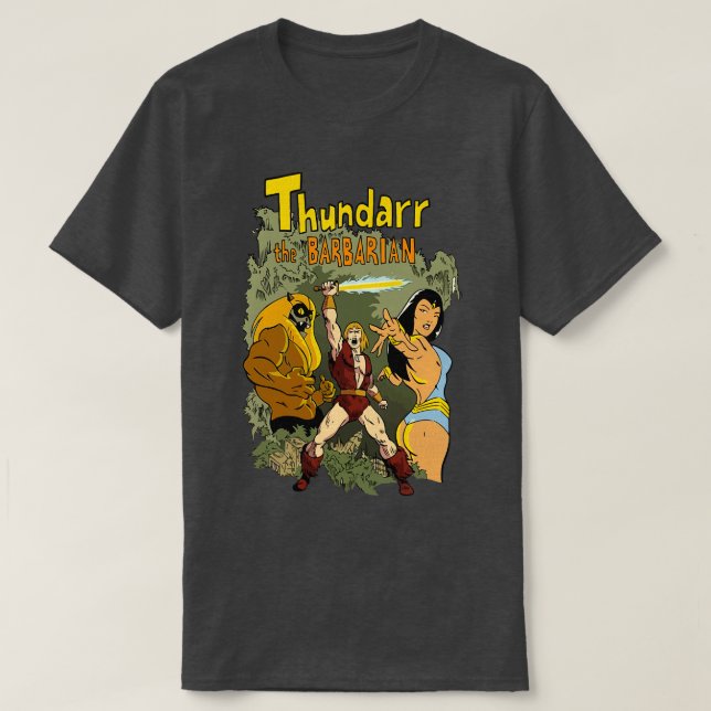 Camiseta Thundarr (Bárbaro) (Frente do Design)