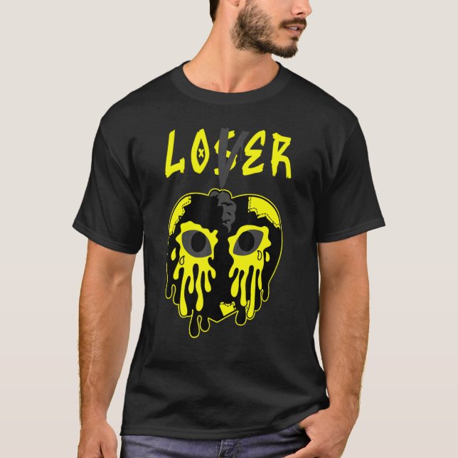 Camiseta Thunder 14s Loser  Heart Crying 14 Retro Thunder (Frente)