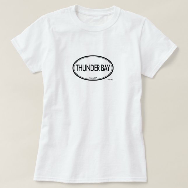 Camiseta Thunder Bay, Canadá (Frente do Design)