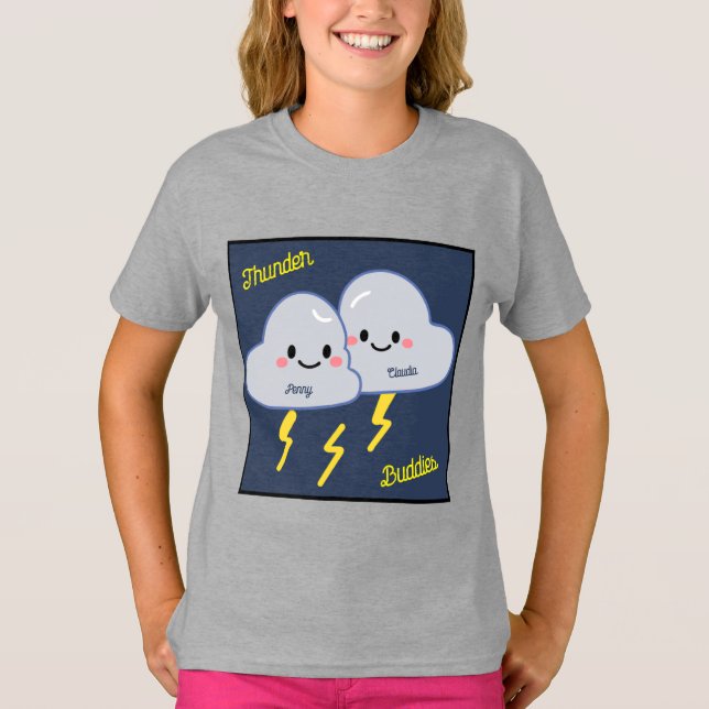 Camiseta Thunder Buddies Customized (Frente)
