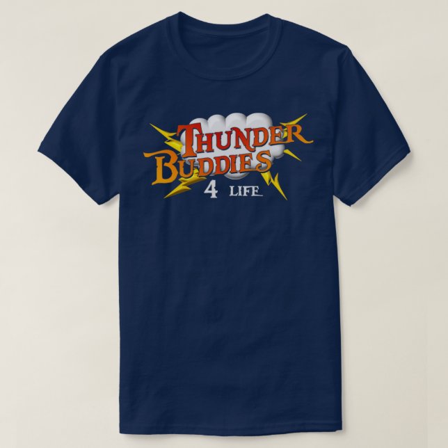 Camiseta Thunder Buddies do Ted (Frente do Design)