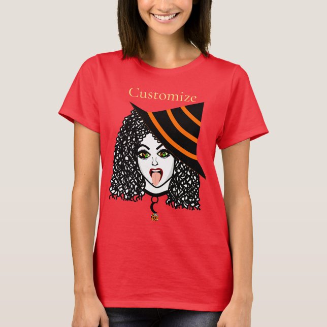 Camiseta Thunder_Cove da Bruxa de Cabelo Curvo (Frente)