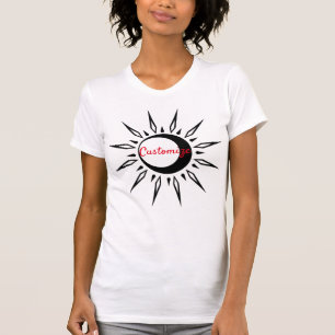 Camiseta Thunder_Cove da Lua do Crescente Sol Brilhante