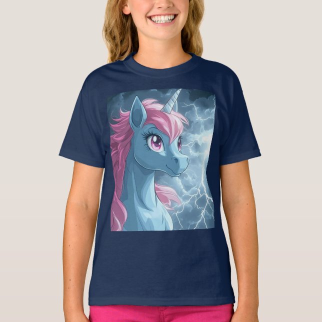 Camiseta Thunder Unicorn Close Up (Frente)