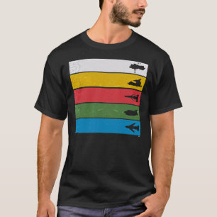 Camiseta Thunderbird Classic - Aves Silhuettes em Stripe