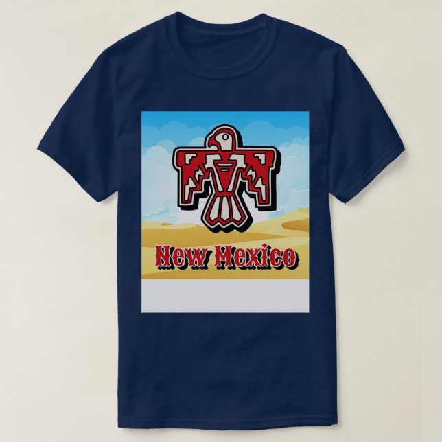 Camiseta Thunderbird do México Novo (Frente do Design)