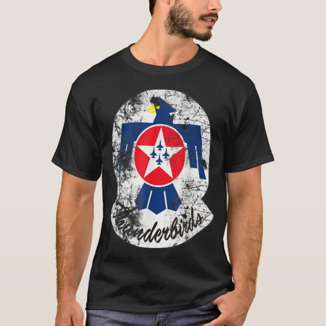 Camiseta THunderBIRDS ORIGINAL DA FORÇA AÉREA DOS EUA DÁ US (Frente)