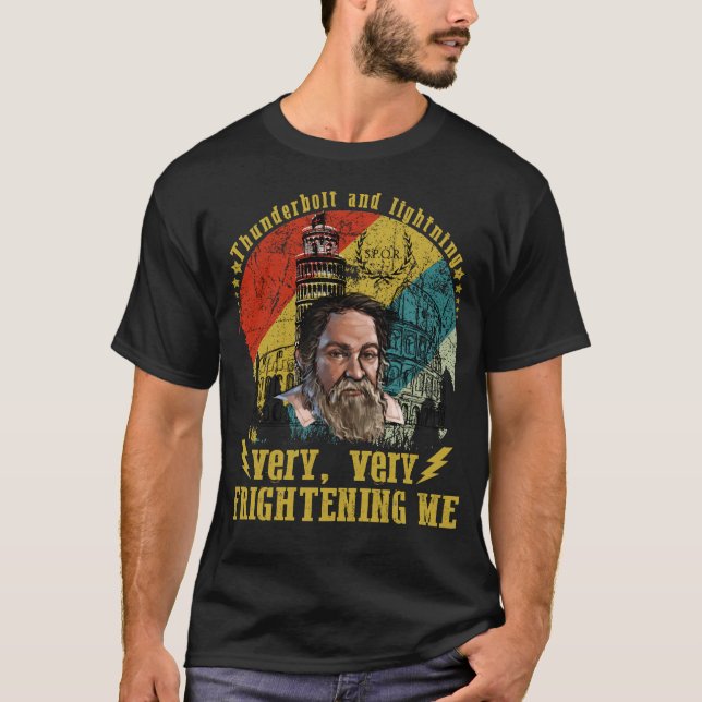 Camiseta Thunderbolt e Relâmpago - Galileu - Muito Voltante (Frente)