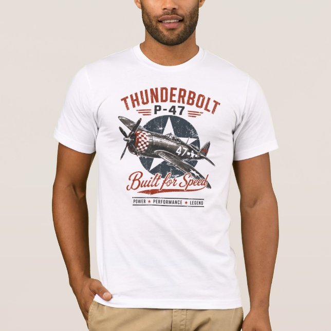 Camiseta Thunderbolt P-47 (Frente)