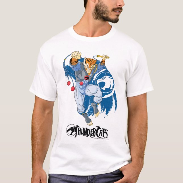Camiseta ThunderCats | Gráfico de Caracteres Tygra (Frente)