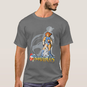 Camiseta ThunderCats Gráfico de Sombra de Leão-O Halftton
