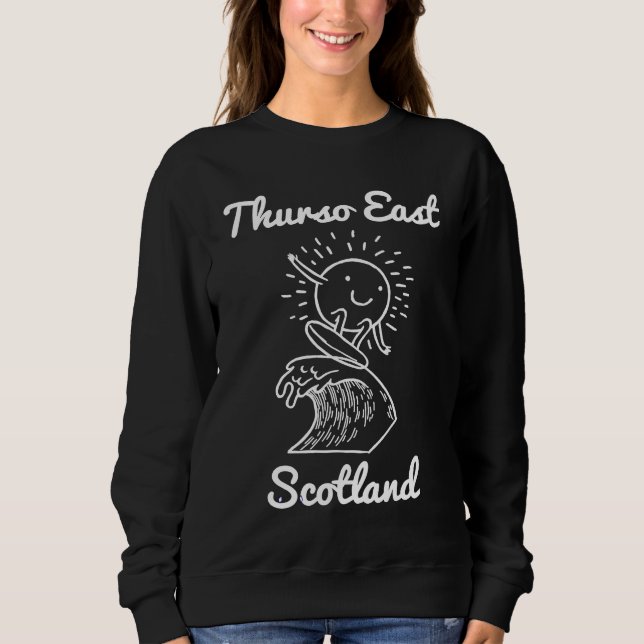 Camiseta Thurso East Caithness Scotland Surf Surfing Souven (Frente)