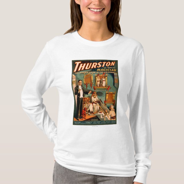 Camiseta Thurston - os demónios & o asno desaparecem a (Frente)