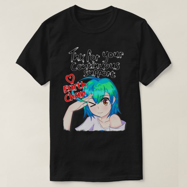Camiseta Thx Earth Chan (Frente do Design)