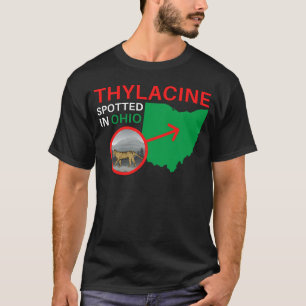 Camiseta Thylacine Foi Detectada No Tiigre Extinto De Ohio