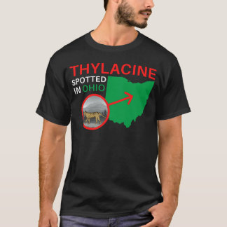 Camiseta Thylacine Foi Detectada No Tiigre Extinto De Ohio