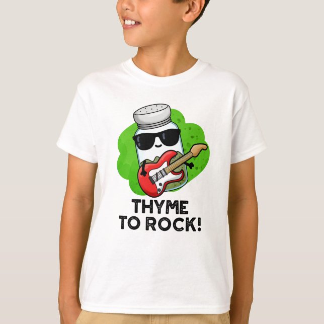 Camiseta Thyme Para Arremessar O Herb Pun (Frente)