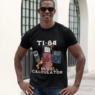 Camiseta Ti-84 Mais Calculadora Engraçada Professora De Mat