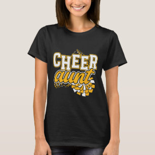 Camiseta Tia Alegra Tia Cheerleader Tia De Uma Cheerleader