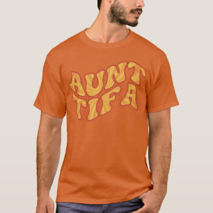 Camiseta Tia antifada Groovy dos anos 70 engraçada
