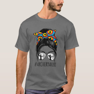 Camiseta Tia Archery Viva Cabelo Mensageiro Vidro Mãe