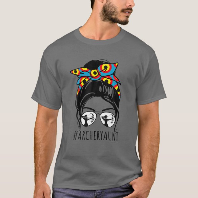 Camiseta Tia Archery Viva Cabelo Mensageiro Vidro Mãe (Frente)