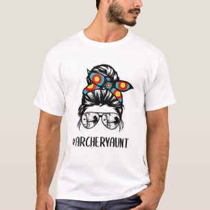 Camiseta Tia Archery Viva Cabelo Mensageiro Vidro Mãe