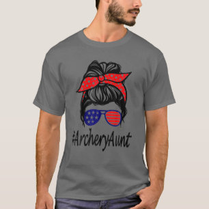 Camiseta Tia Archery Viva Cabelo Mensageiro Vidro Mãe