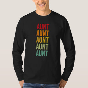 Camiseta Tia Arco-íris Texto Tia Colorida