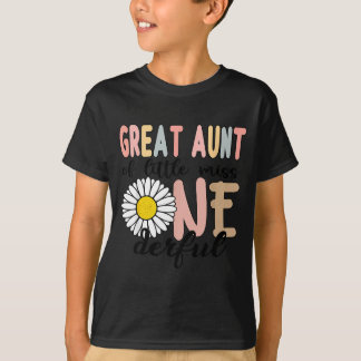 Camiseta Tia Avó de Little Wonderful Primeiro Aniversário